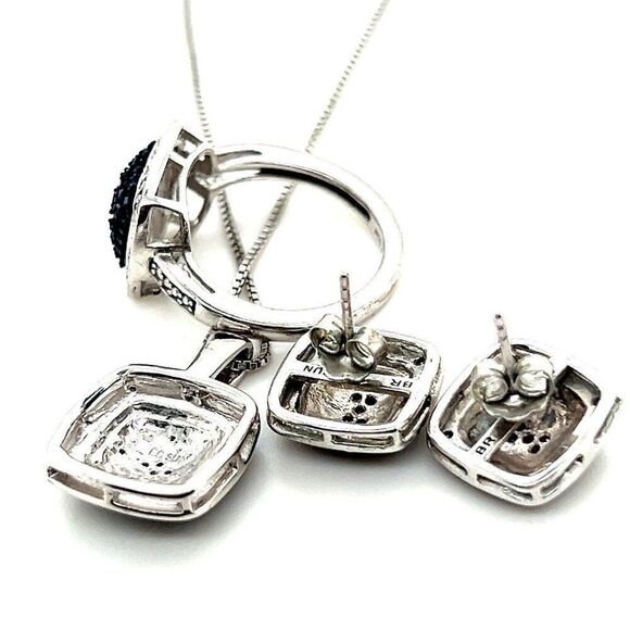 Diamond Accent Brass Set - Picture 4 of 6